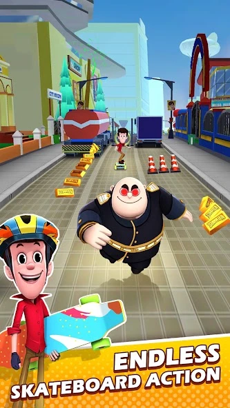 Smaashhing Simmba - Skateboard Rush screenshot 2