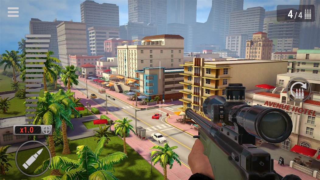 Vice Sniper: Crime Shooting 3D APK screenshot 1