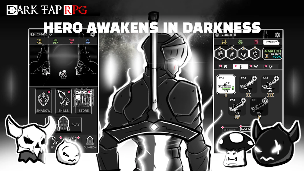 Dark Tap RPG APK screenshot 6