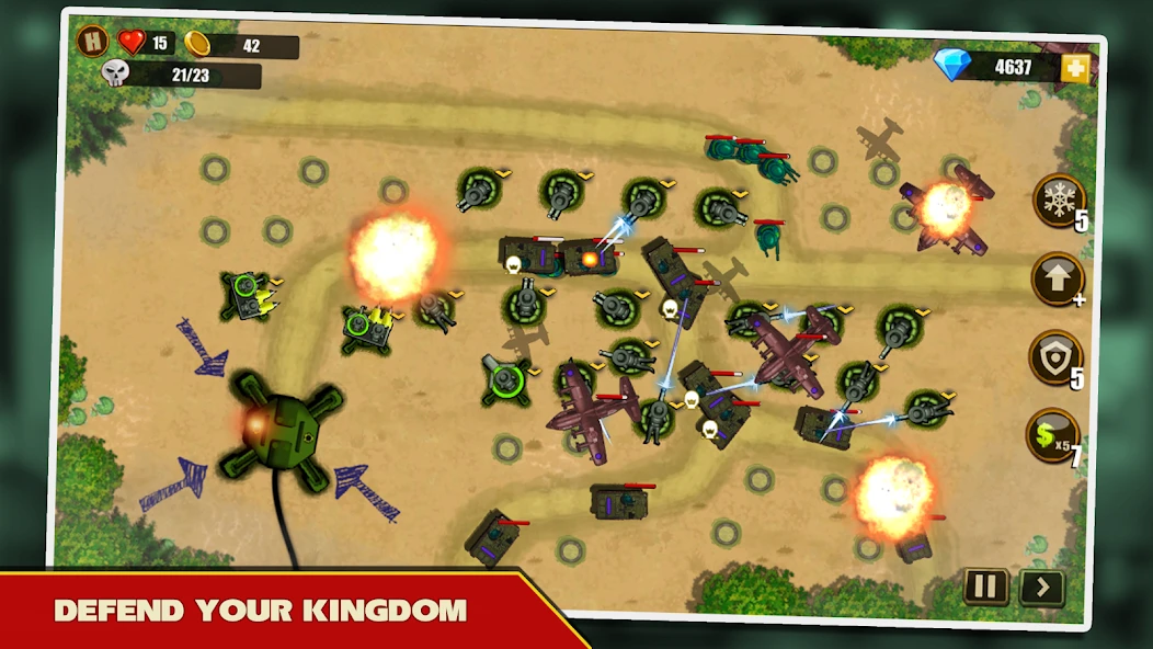 Tower Defense - Toy War screenshot 1