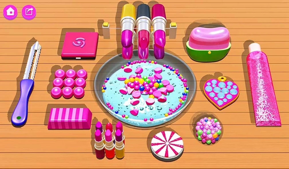 DIY Makeup Slime Maker! Super Slime Simulations screenshot 2
