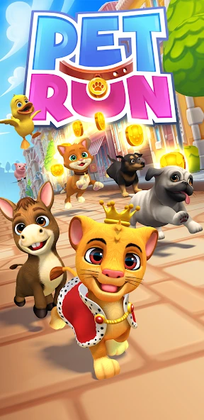 Download Pet Run - Puppy Dog Game (MOD, unlimited coins/gems) 1.1.1 screenshot 4