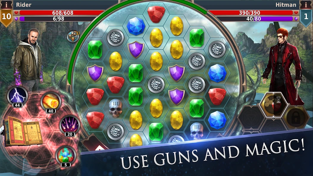 Gunspell 2 – Match 3 Puzzle RPG screenshot 4