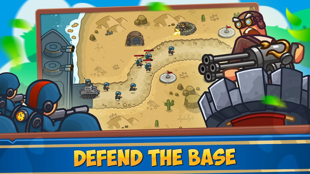 Steampunk Defense: Tower Defense screenshot 1