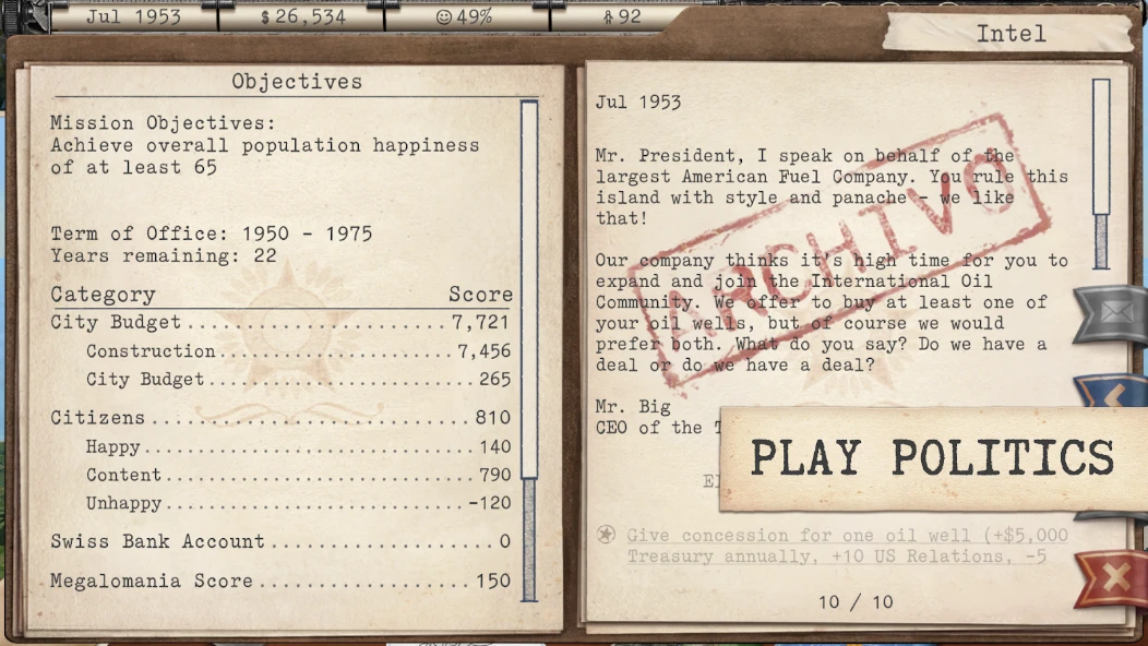 Tropico screenshot 3