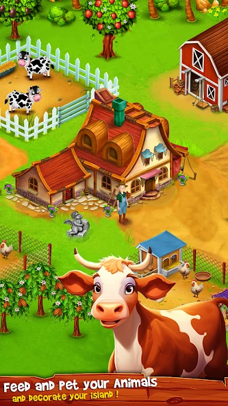 Paradise Hay Farm Island - Offline Game screenshot 4