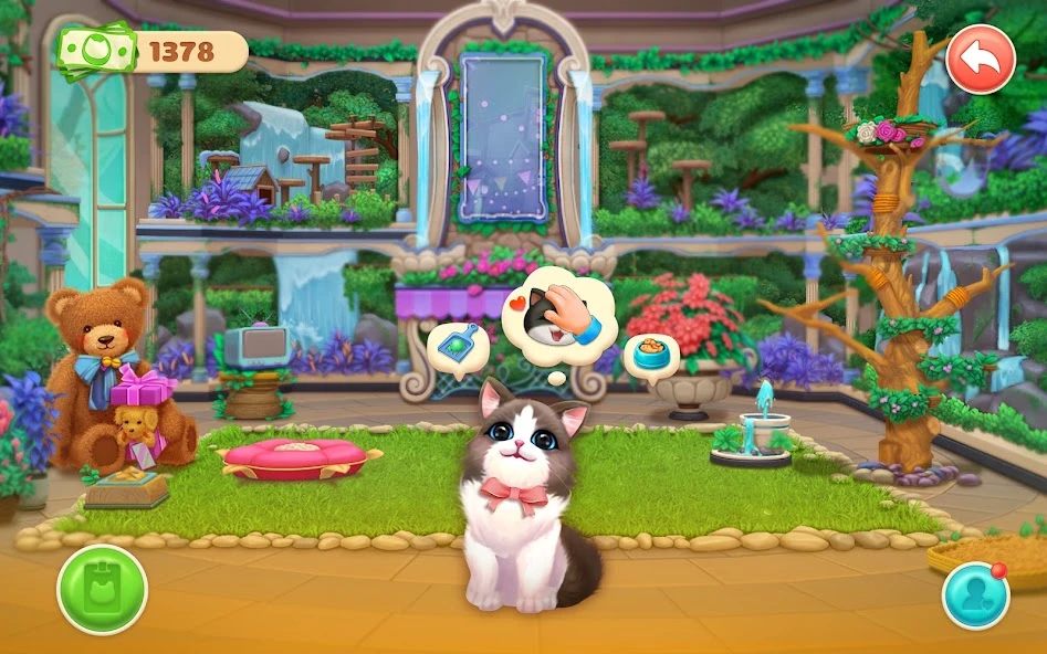 Kitten Match-Mansion & Pet Makeover screenshot 5