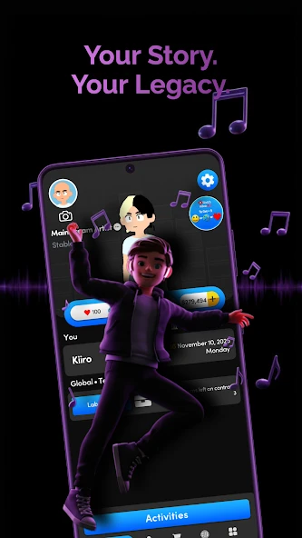 Music Wars Rockstar Rapper Sim APK screenshot 2
