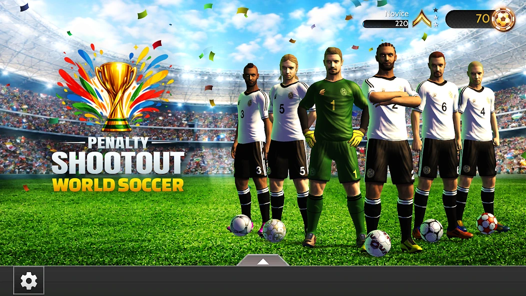 Penalty Shootout World Soccer APK screenshot 1