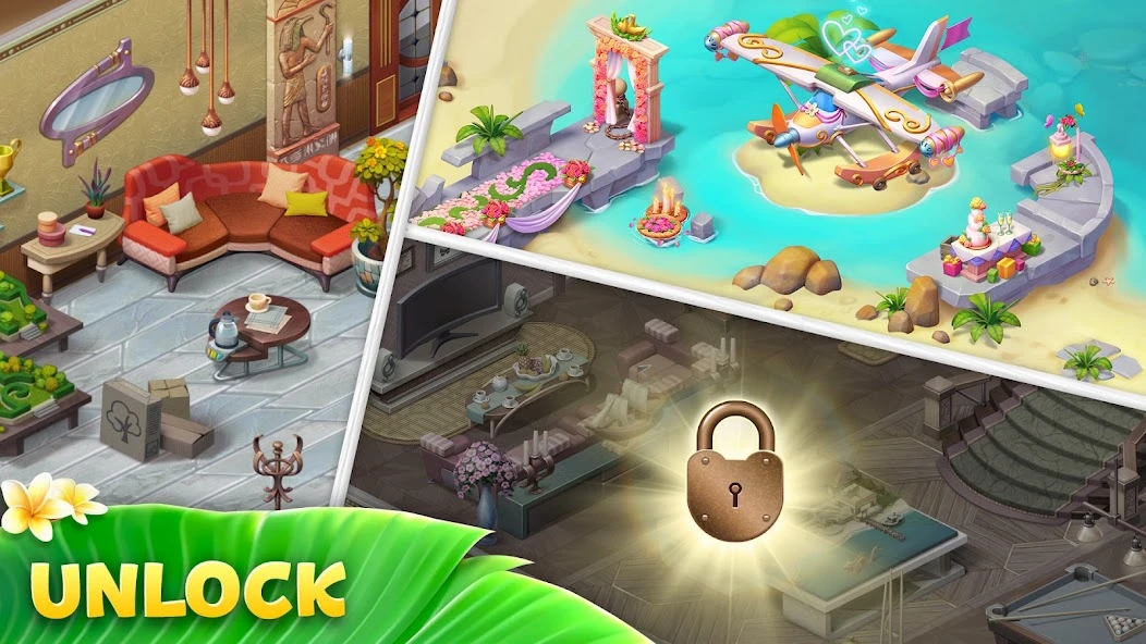 Hawaii Match-3 Mania Home Design & Matching Puzzle screenshot 4