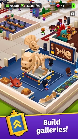 Idle Museum Tycoon: Empire of Art & History screenshot 1