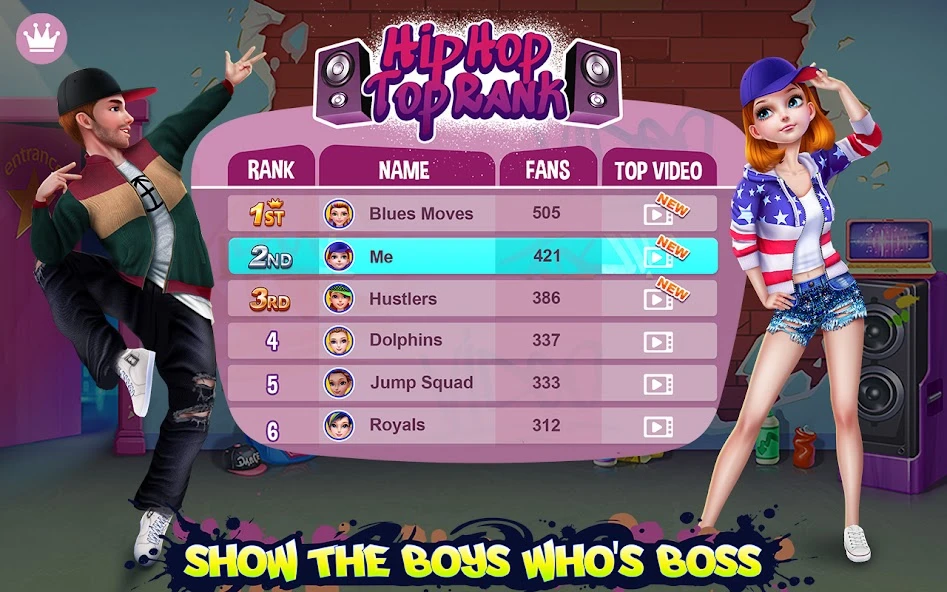 Hip Hop Battle - Girls vs. Boys Dance Clash screenshot 5