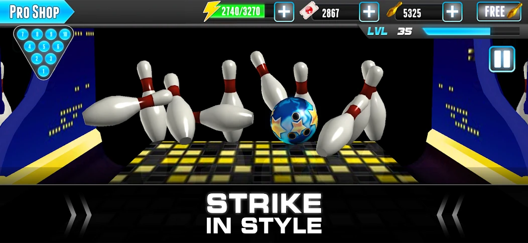 Download PBA Bowling Challenge (MOD, gold pins) 3.0.4 screenshot 5