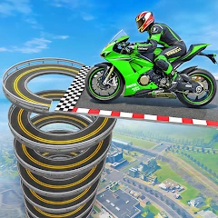 Bike Impossible Tracks Race: 3D Motorcycle Stunts icon