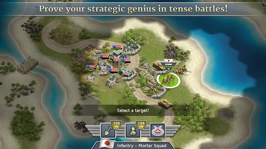 1942 Pacific Front - a WW2 Strategy War Game screenshot 5