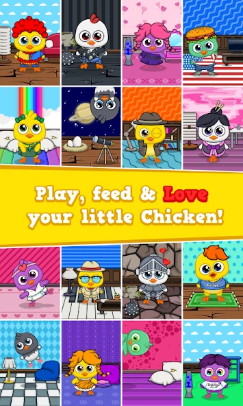 Download My Chicken - Virtual Pet Game (MOD, Unlimited Coins) 1.02 screenshot 4