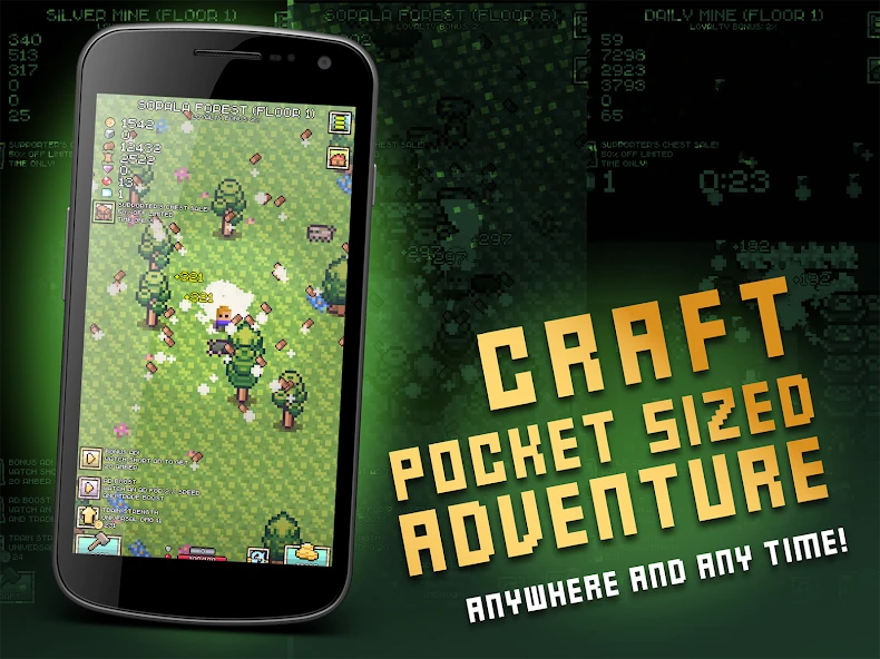 Idle Pocket Crafter: Mine Rush screenshot 3