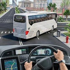 City Bus Driving and Racing APK icon