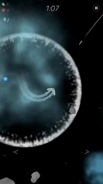 2 Minutes in Space - Missiles & Asteroids survival screenshot 4