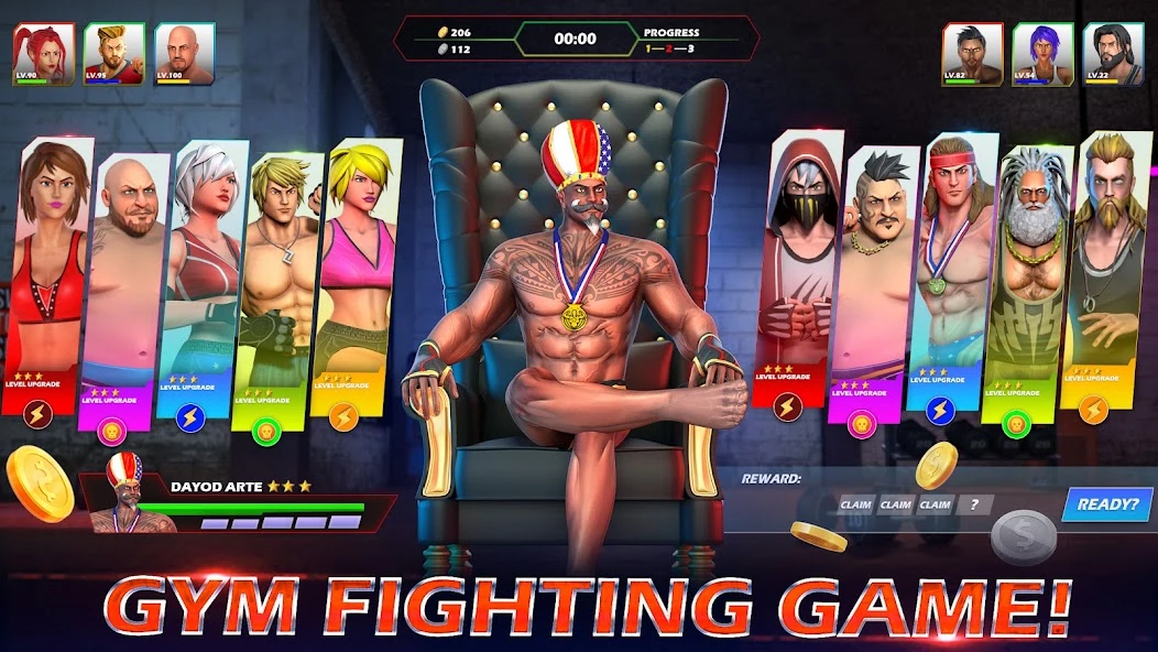 GYM Fighting Games: Bodybuilder Trainer Fight PRO screenshot 1