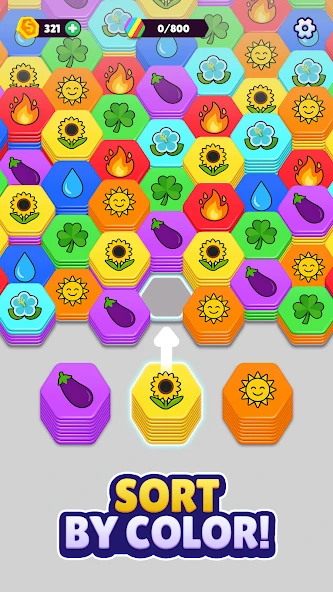 Hexa Sort APK screenshot 3