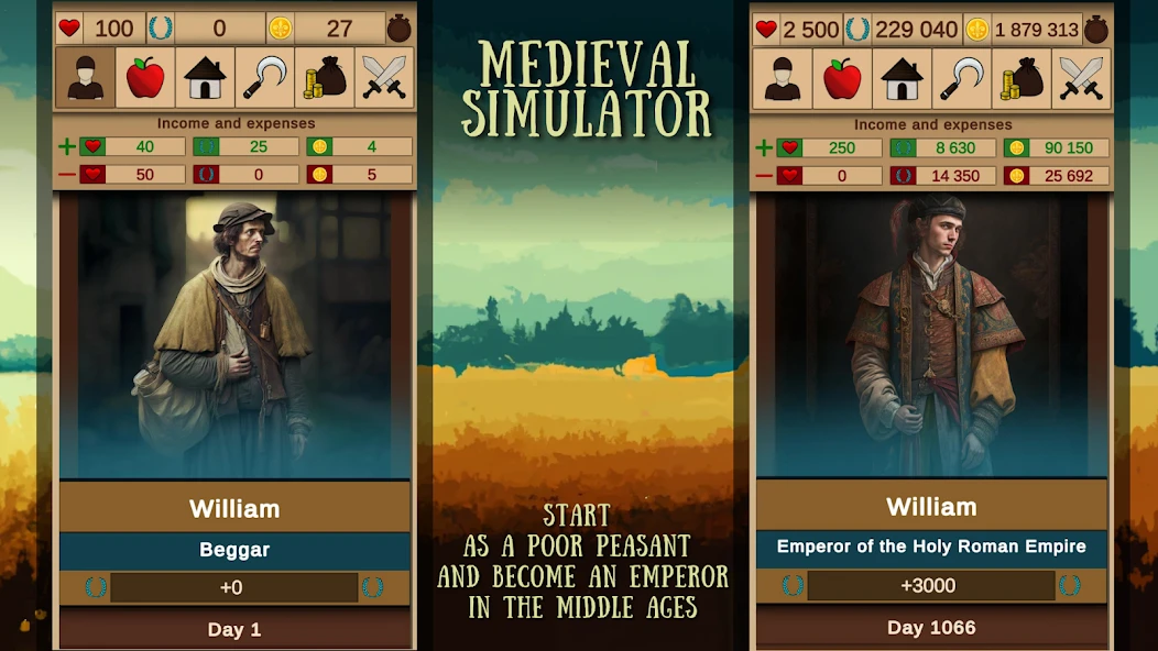 Medieval simulator APK screenshot 1