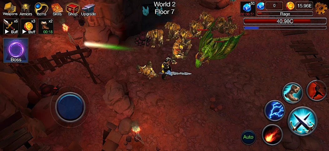 Dungeon Clash - Idle AFK RPG | 3D Offline Crawler screenshot 4