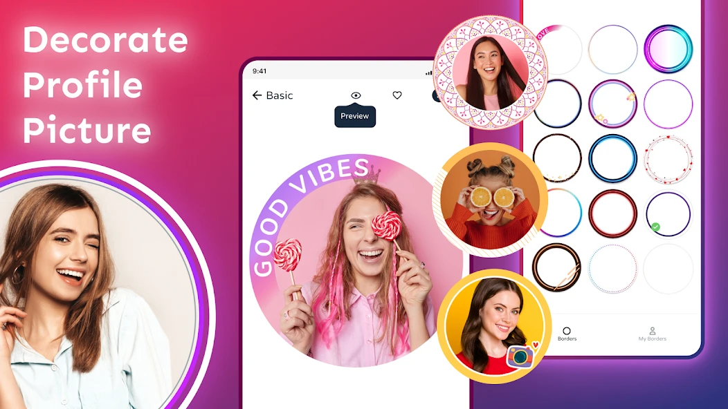 Profile Picture Border Frame – Propic APK screenshot 2