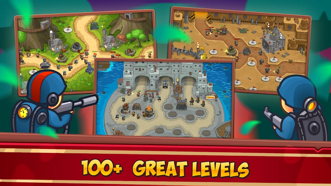 Steampunk Defense: Tower Defense screenshot 3