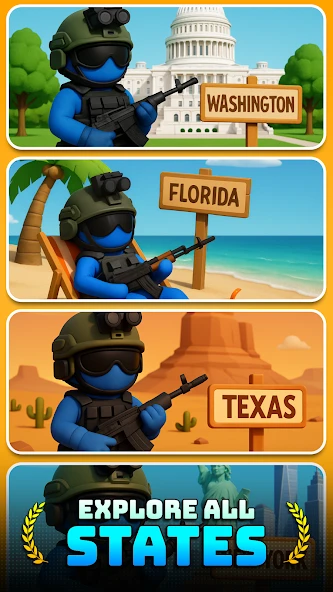Fight For America: Country War APK screenshot 3