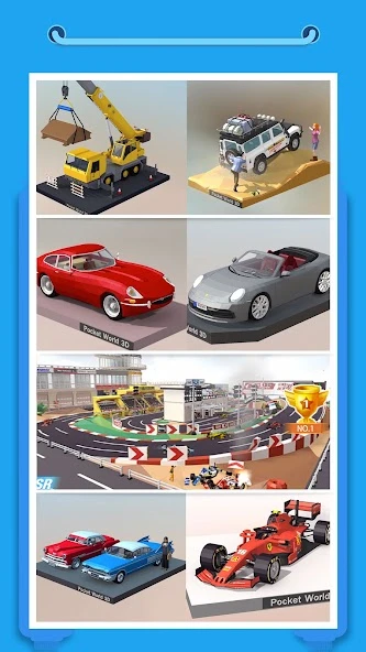Pocket World 3D - Assemble models unique puzzle screenshot 4