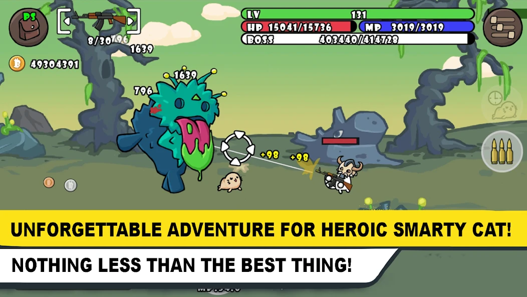 Cat shoot war: offline games screenshot 4