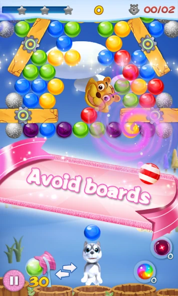 Download Puppy Bubble (MOD, unlimited gems) 1.2.8 screenshot 3