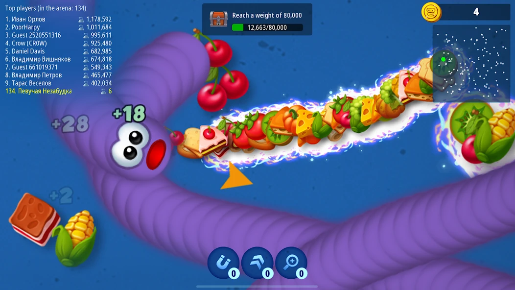 Worms Zone .io - Voracious Snake screenshot 3