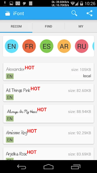 Download iFont (Expert of Fonts) Pro 5.9.6 screenshot 1