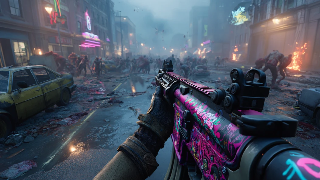 Fire Apocalypse: Zombie Games APK screenshot 4