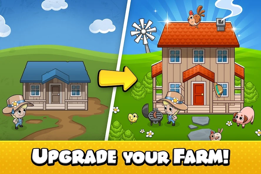 Idle Farm Tycoon - Merge Simulator screenshot 2