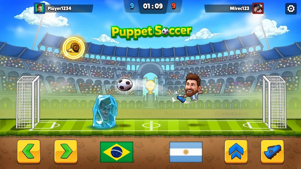 ⚽Puppet Soccer 2014 - Big Head Football ? screenshot 5