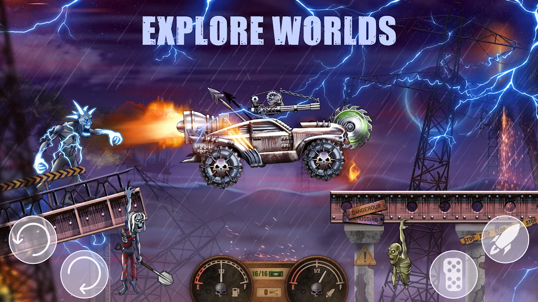 Zombie Hill Racing - Earn To Climb: Apocalypse screenshot 4