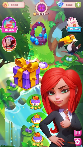 Charms of the Witch: Magic Mystery Match 3 Games screenshot 4