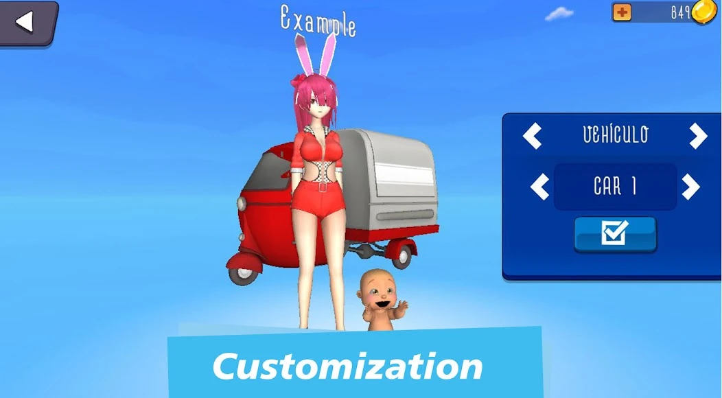 Waifu Simulator APK screenshot 3