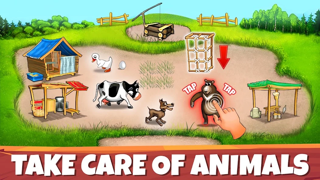 Farm Frenzy: Time management game APK screenshot 4