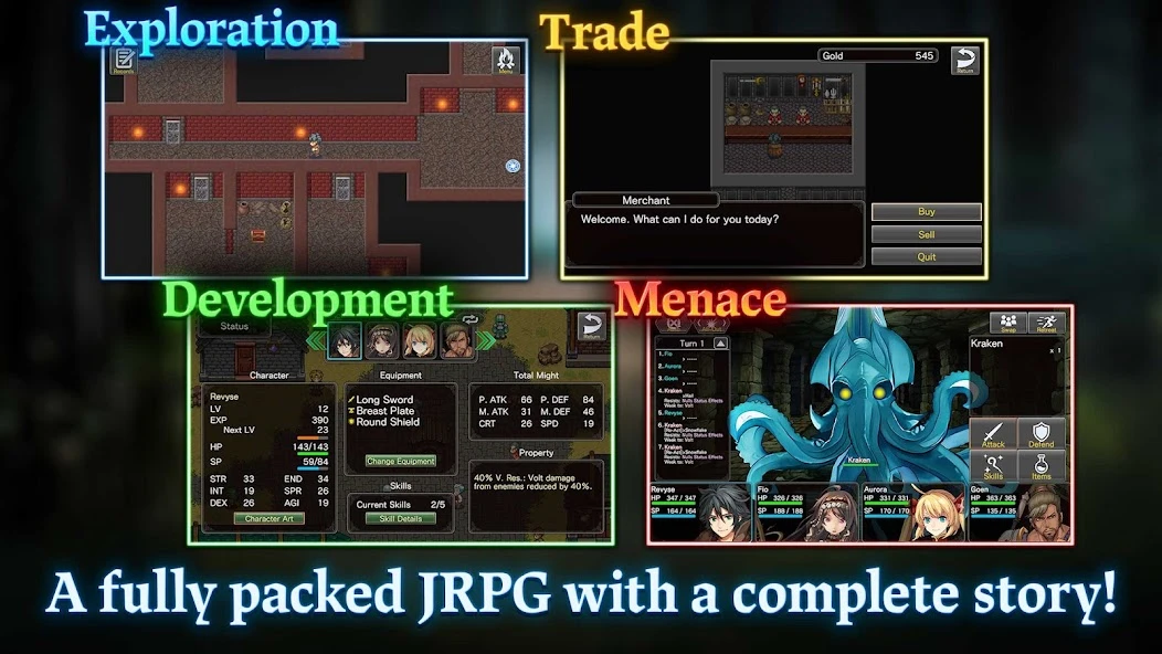 RPG Astral Takers APK screenshot 5