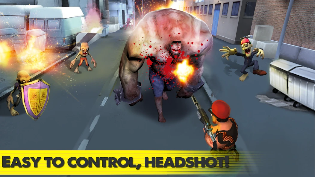 Zombie Street Battle screenshot 2