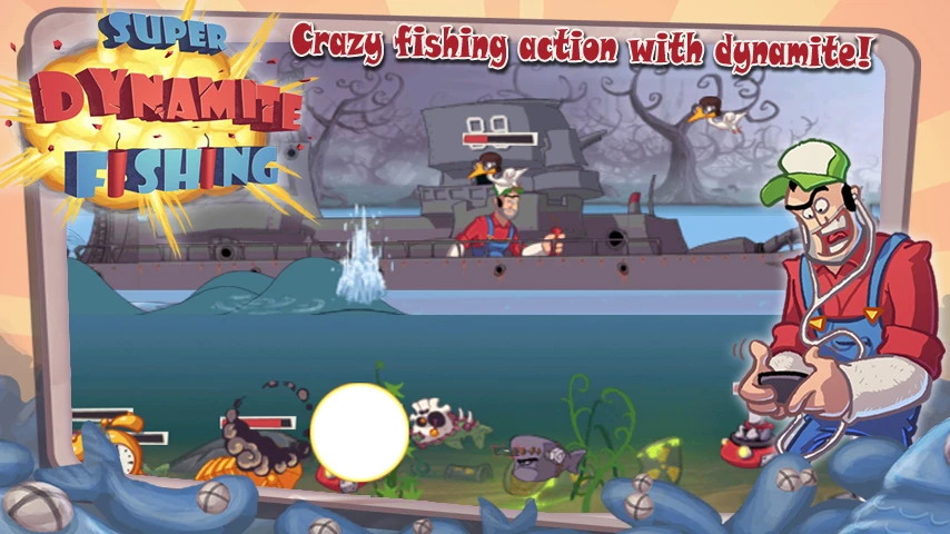 Super Dynamite Fishing Premium screenshot 1