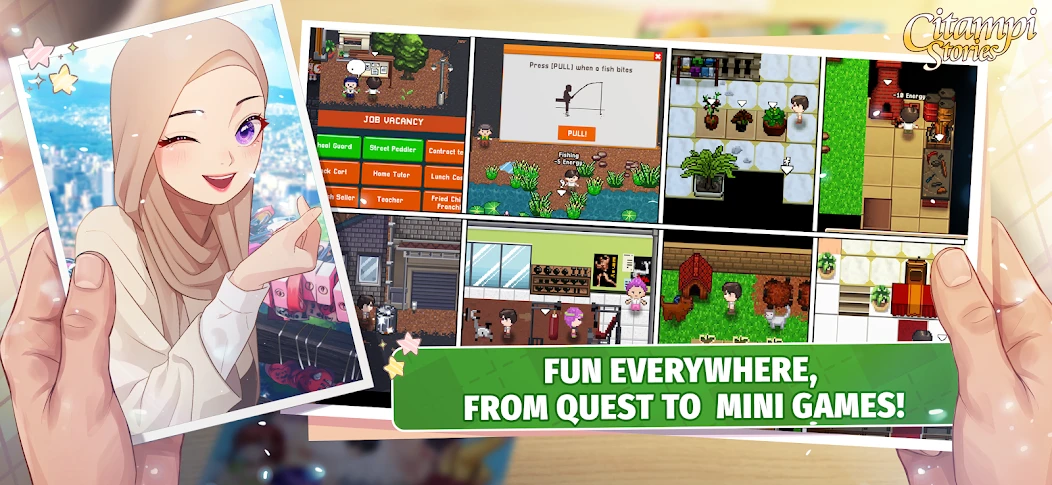Citampi Stories: Love and Life Sim RPG screenshot 3