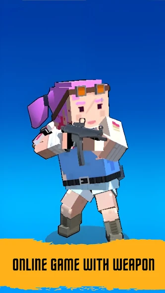 Battle Gun 3D - Pixel Block Fight Online PVP FPS screenshot 4