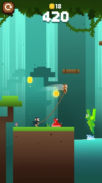Monkey Ropes screenshot 1