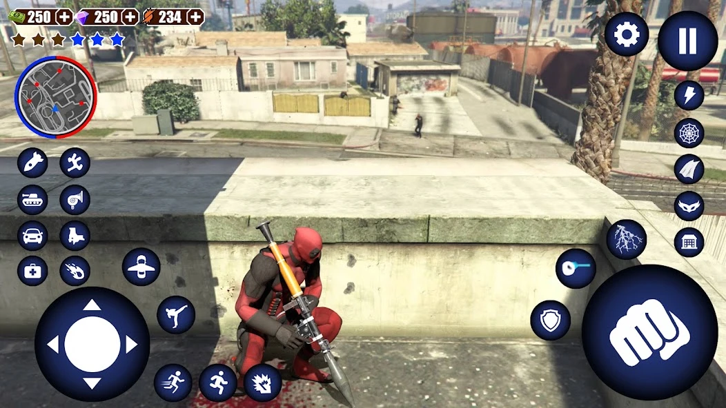 Superhero Iron Ninja Battle: City Rescue Fight Sim screenshot 1