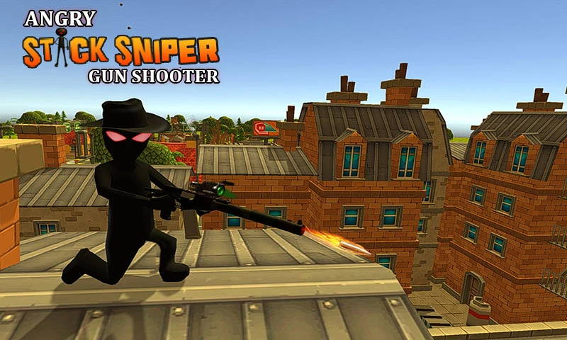 Angry Stick Sniper Gun Shooter screenshot 2